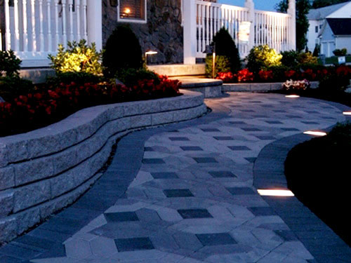 Outdoor deals paver lights